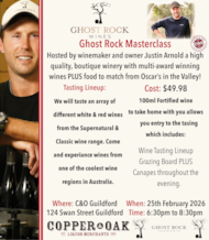 Ghost Rock Tasmanian Wine Masterclass